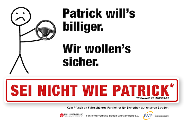 sei nicht wie patrick Schneider